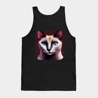 Siamese cat Tank Top